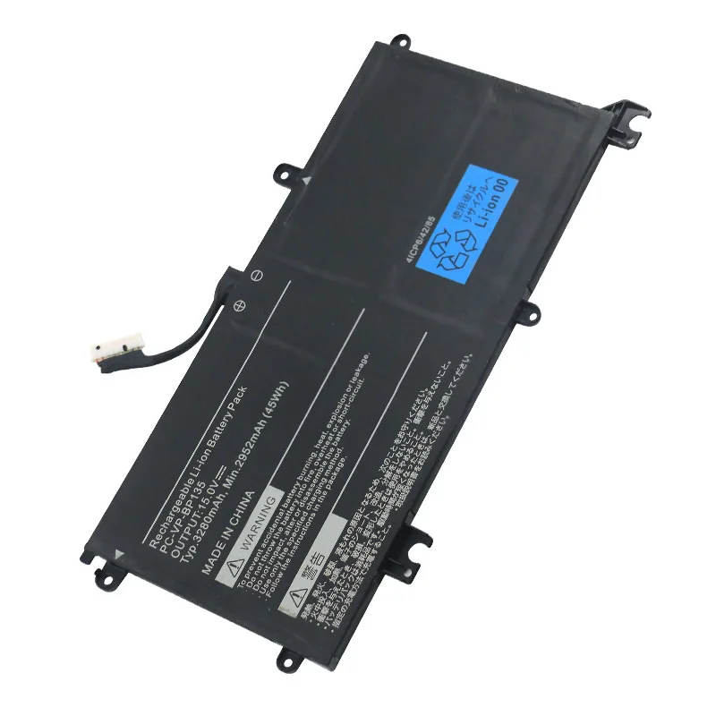 

PC-VP-BP135 Laptop Battery for NEC BP135 Series Notebook PC Rechargeable Li-ion Battery Pack 4ICP6/42/85 15.0V 45Wh/3280mAh