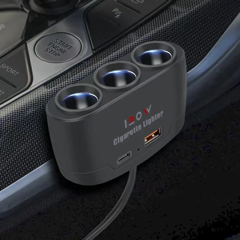 Car Cigarette Cigarettes Lighter Plug Splitter Adapter Cigarette Lighter Adapter Lighter Socket Splitter USB Car Charger for Car