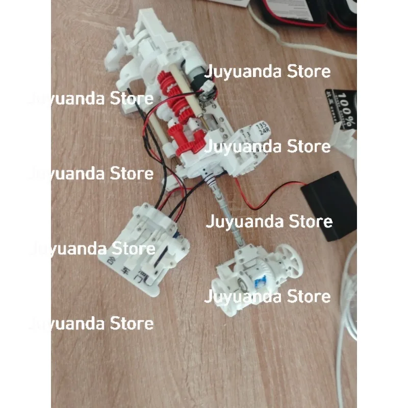 

3D Printed Model with Reverse Clutch and Shifter, Dynamic Model of A Car's Fifth-speed Manual Transmission