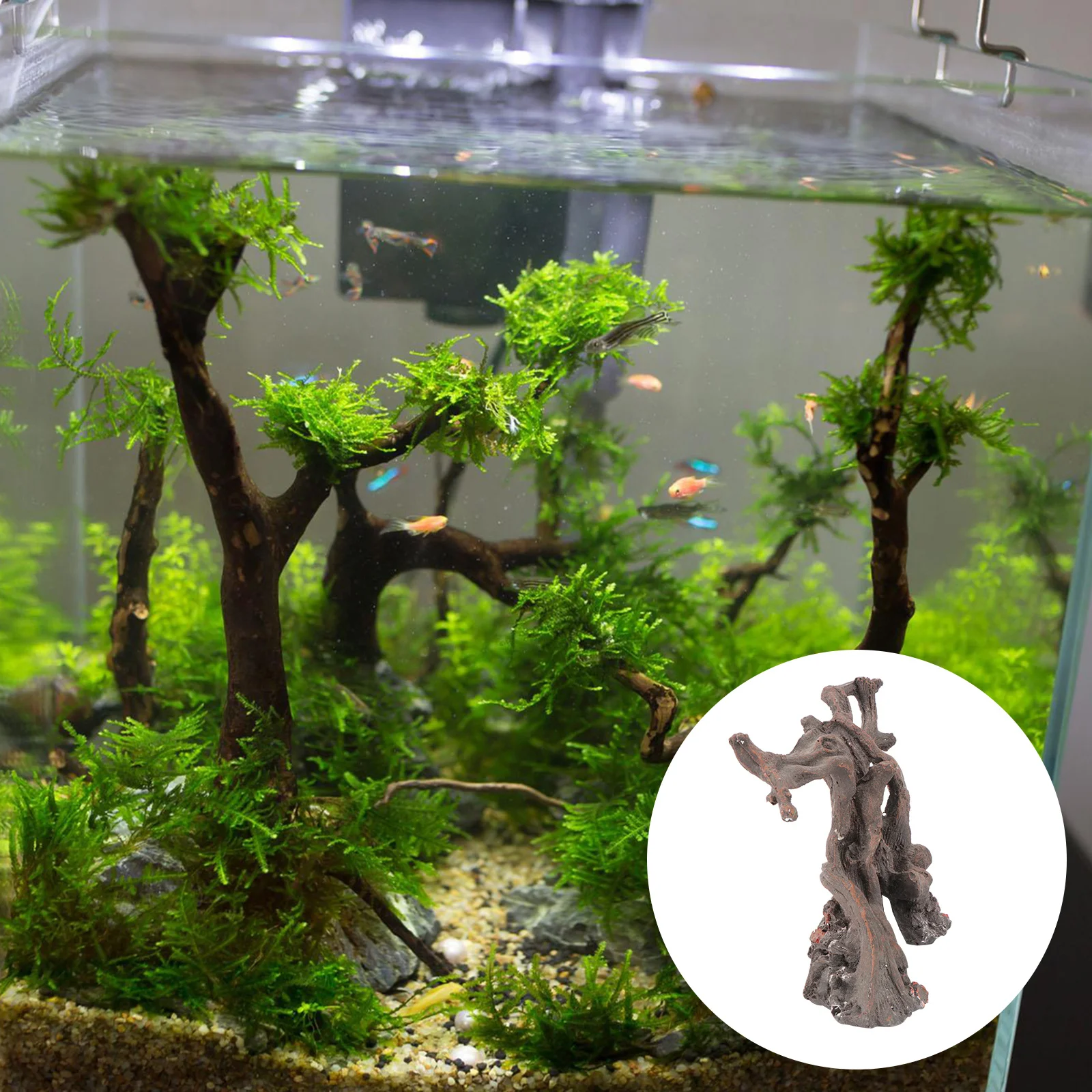 

1Pcs Fine Workmanship Resin Micro Landscape Adornment Fish Tank Bonsai Ornament Micro Landscape Adornment