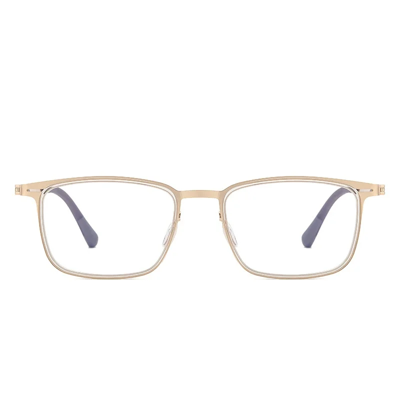 DIEDESEE New Men's High-end Metal Film Flat Mirror Exquisite And Refined Temperament Optical Prescription Glasses Holder XBD2003