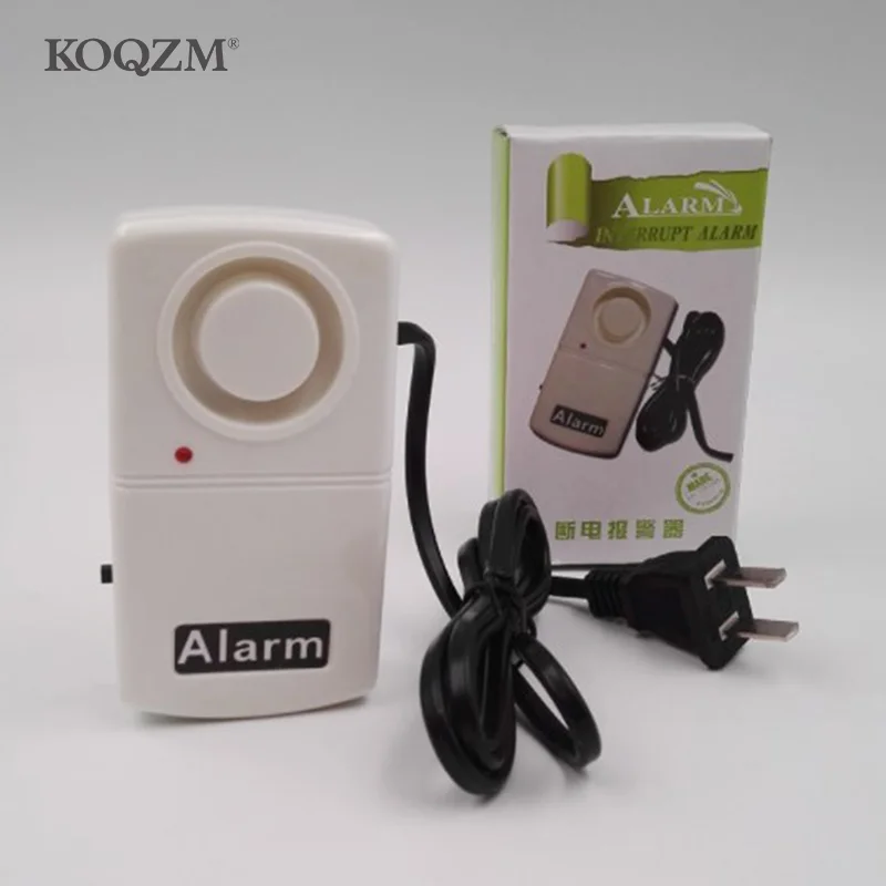 Automatic 120db Power Cut Failure Outage Alarm Waring Siren LED Indicator Home