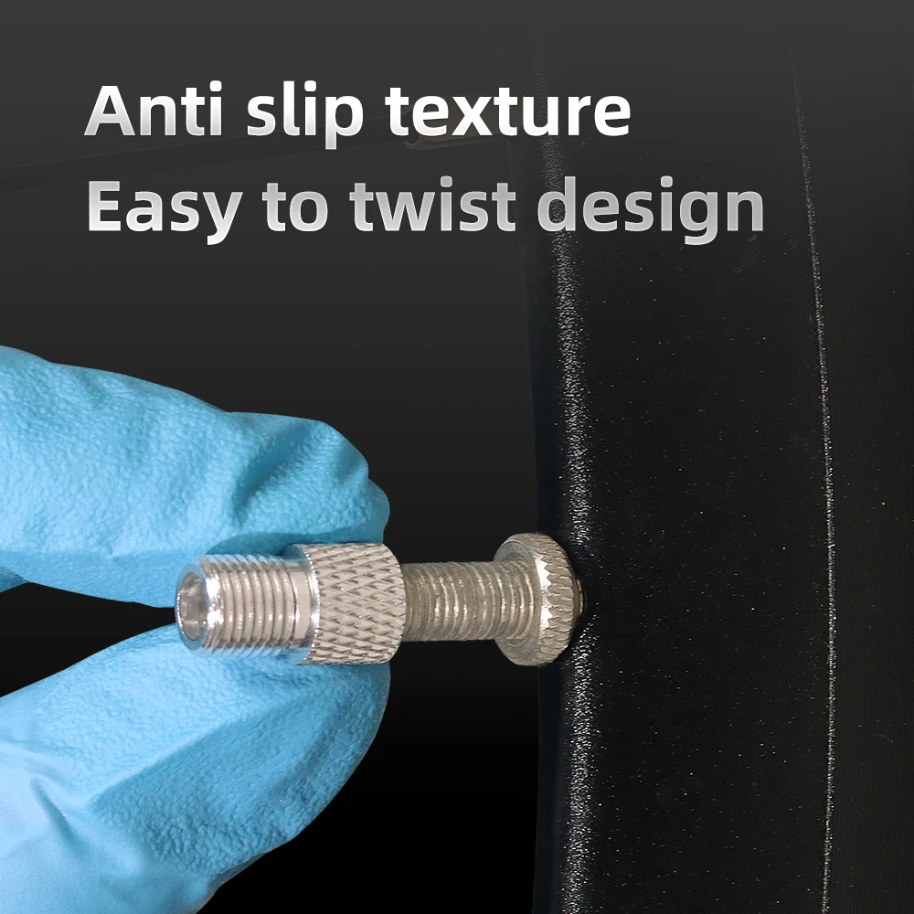 VXM دراجة سبائك الألومنيوم CNC دراجة صمام محول تحويل بريستا شريدر صمام مضخة فوهة الهواء أنبوب أدوات الدراجات الملحقات #6