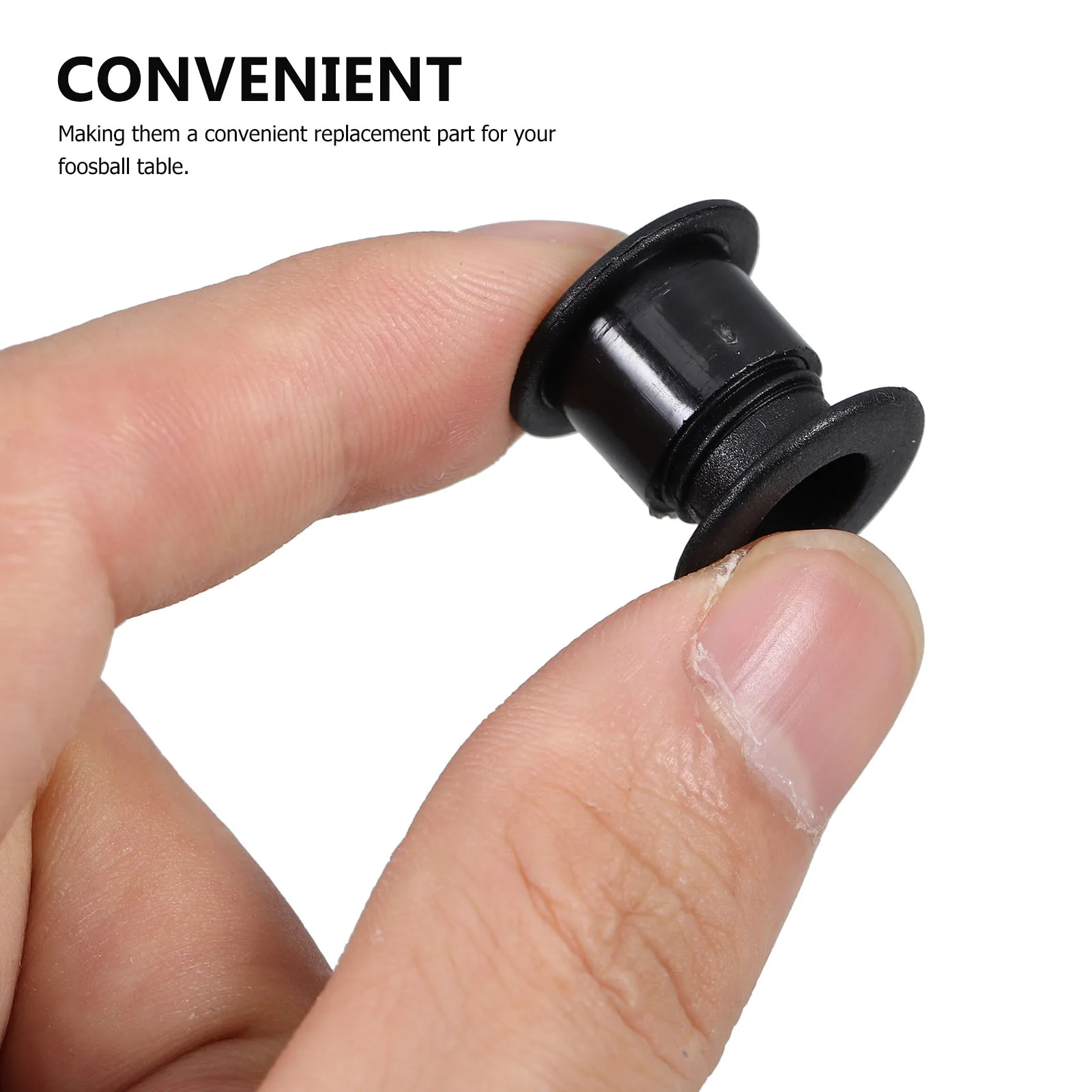 

6pcs Foosball Bearings Plastic Replacement for 0.7m Table Football Smooth Rod Movement Low Friction Soccer Game
