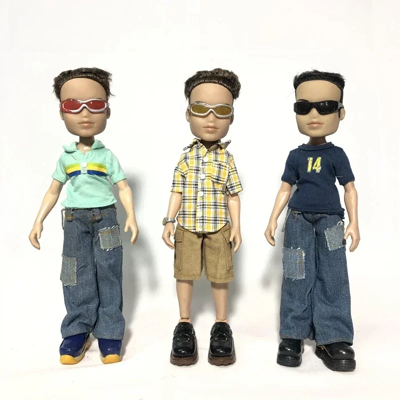 Bates Fashion Boy Dolls Children Play House Toys MgaBratz Bratzs Doll Handsome Simulation Hair Boys Action Figures Kid's Gifts