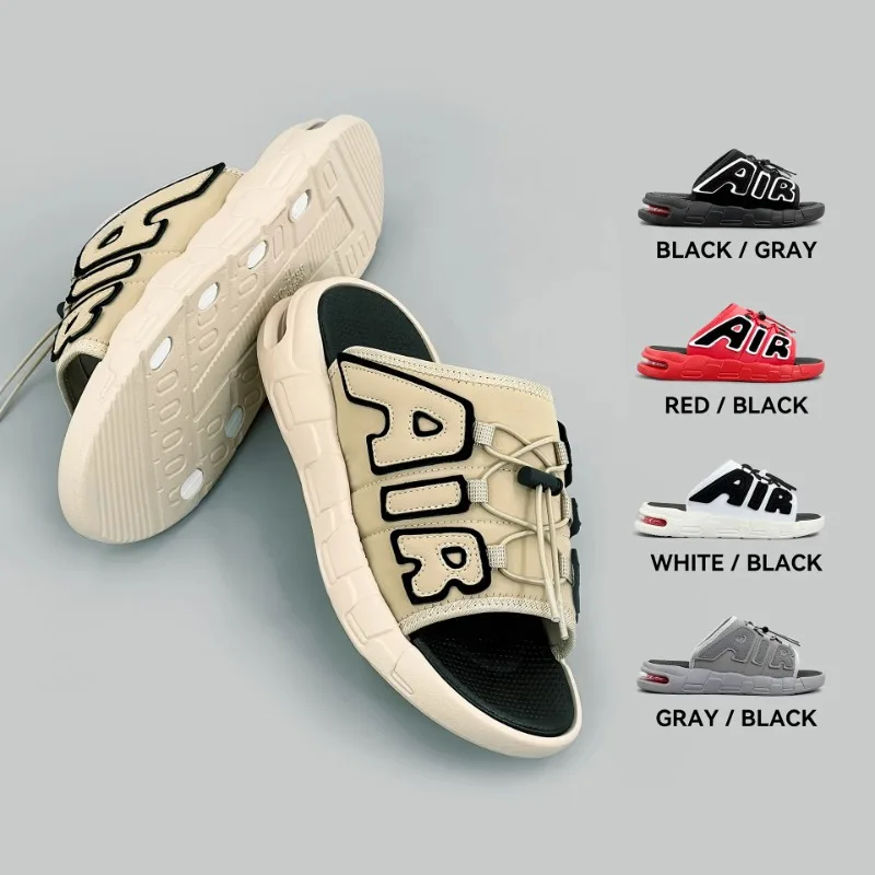 

Тапочки на воздушной подушке, летние мужские сандалии, пляжные тапочки на толстой подошве, шлепанцы на плоской подошве, спортивные тапочки, уличные мужские кроссовки