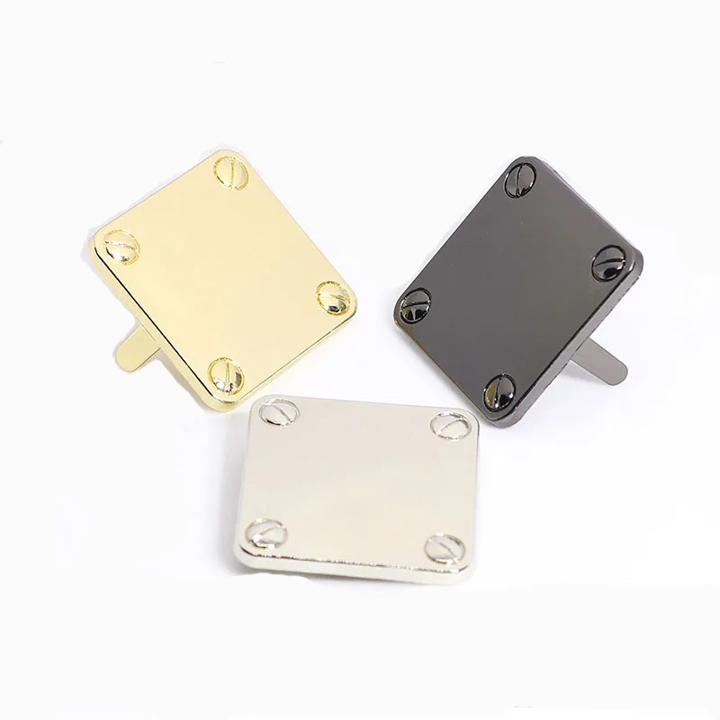30mm Metal Bag Label Customize Logo Decorative Tag Buckle for Shoes Purse Handbag DIY Hardware Sewing Accessories