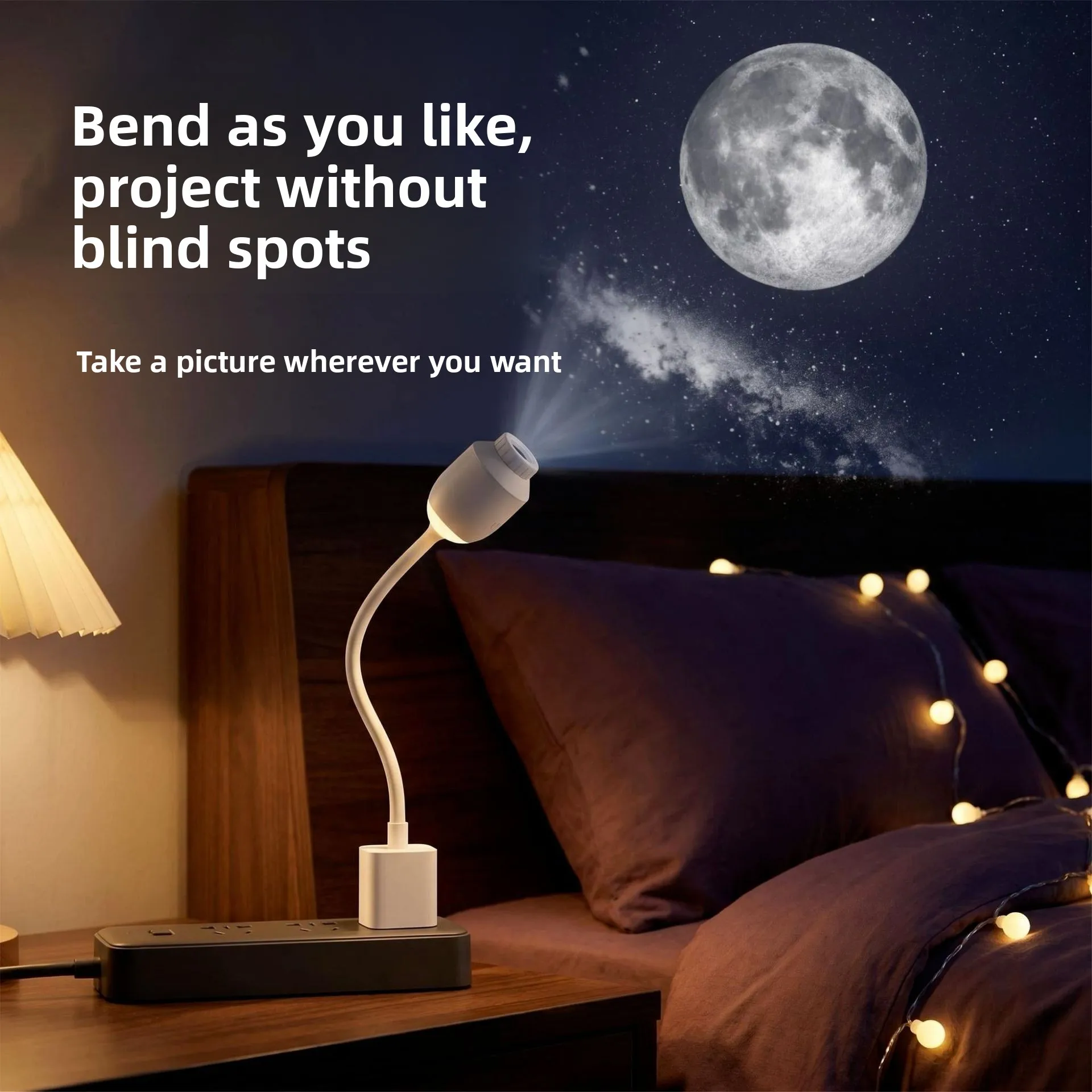 usb星空投影ナイトライト寝室ベッドサイドアンビエントライト夜間睡眠用アイプロテクション