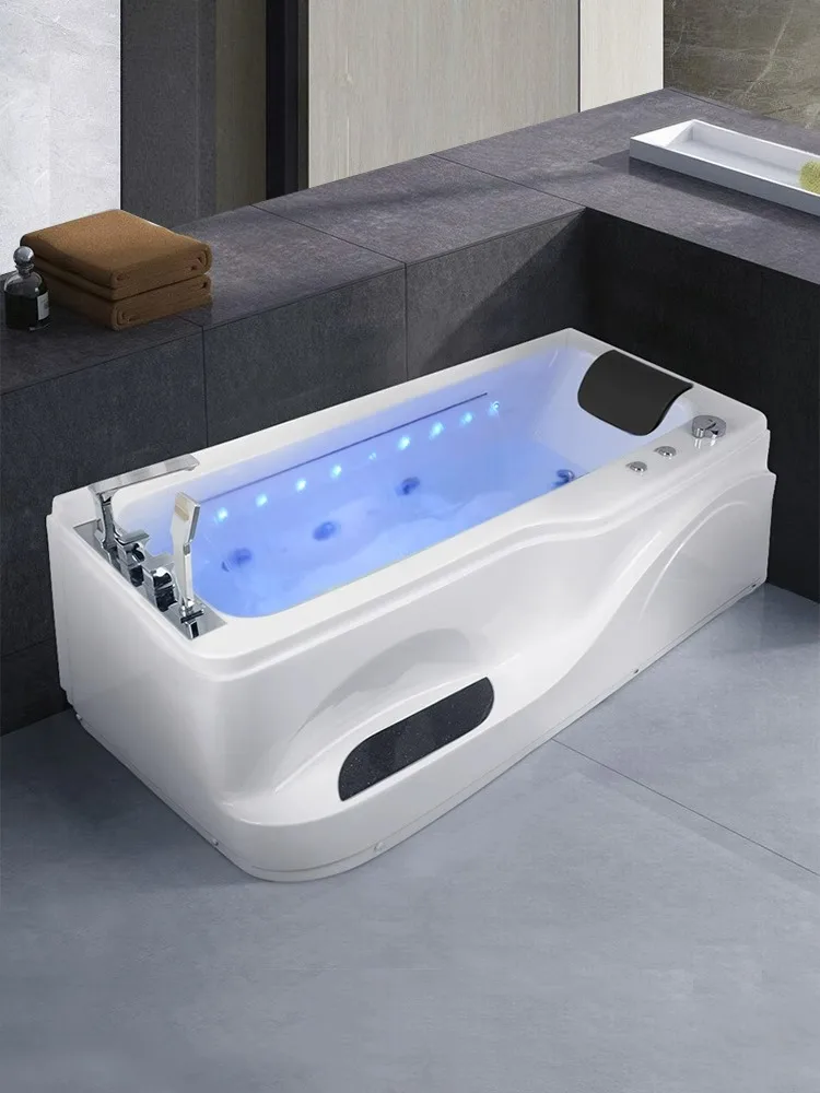 Adult massage bathtub with constant temperature heating, intelligent surfing, Japanese style bathtub, single person bath plate