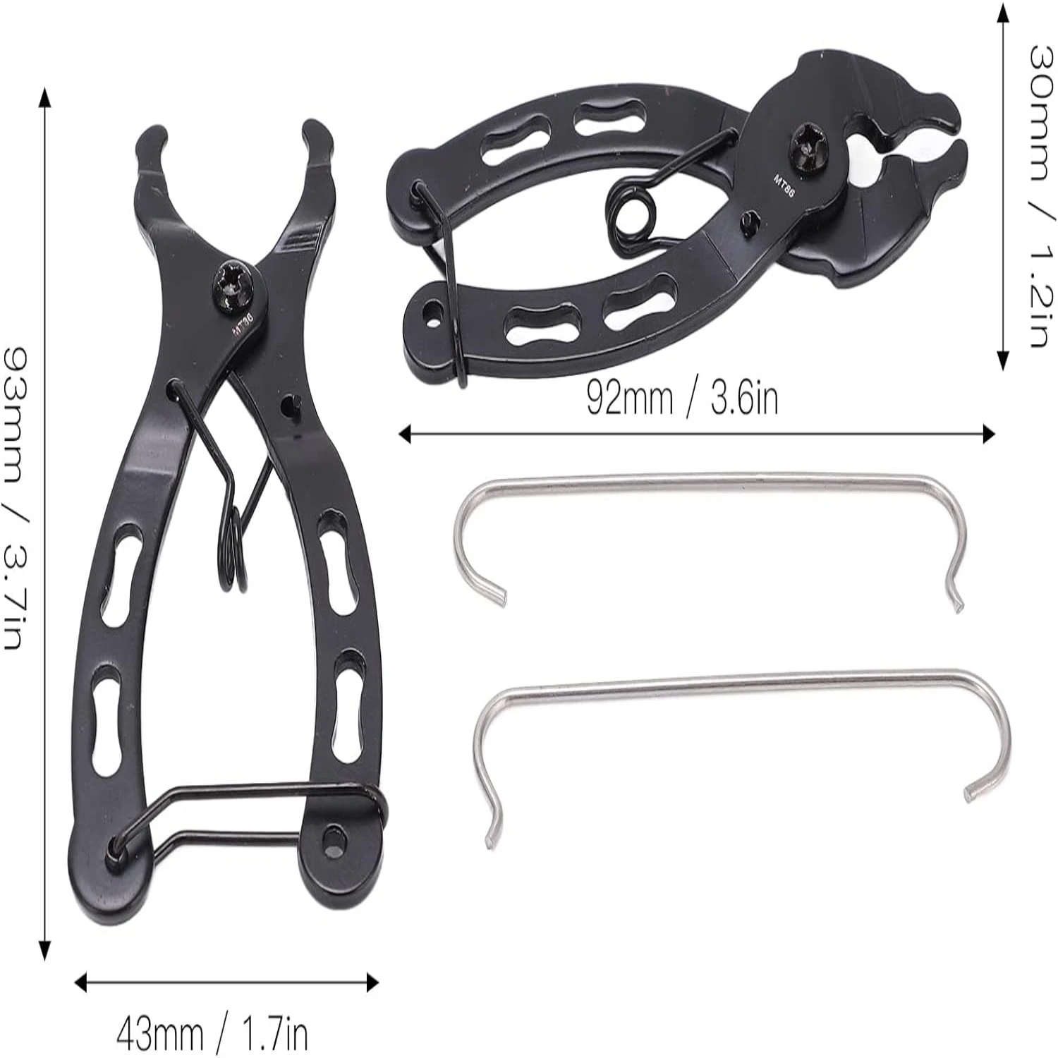 The Ultimate Premium, Durable, and Efficient 4pcs Professional Bicycle Chain Link Plier Set - Ensuring Easy Maintenance and Effe