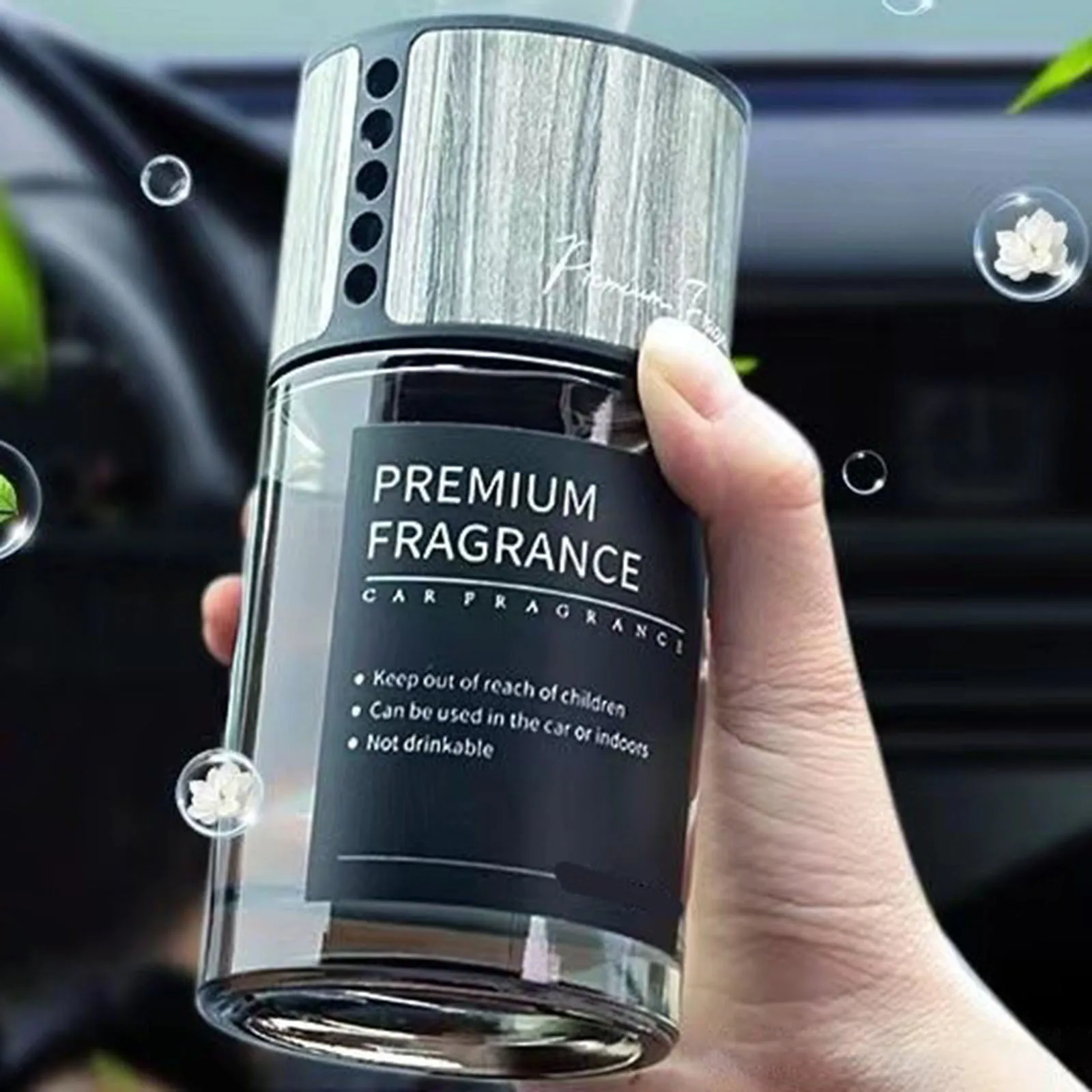 Car Fragrance Scent Diffusers Ornament Perfume for Bathroom Bedroom Car Air Freshener Car Aromatherapy Essential Oil Diffusers