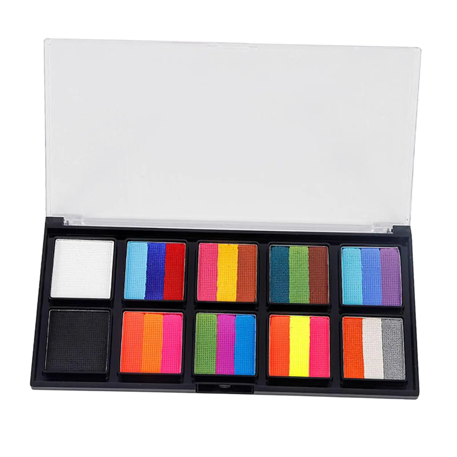 Face Body Paint Set Painting Palette Costume for Halloween Fancy Dress Party