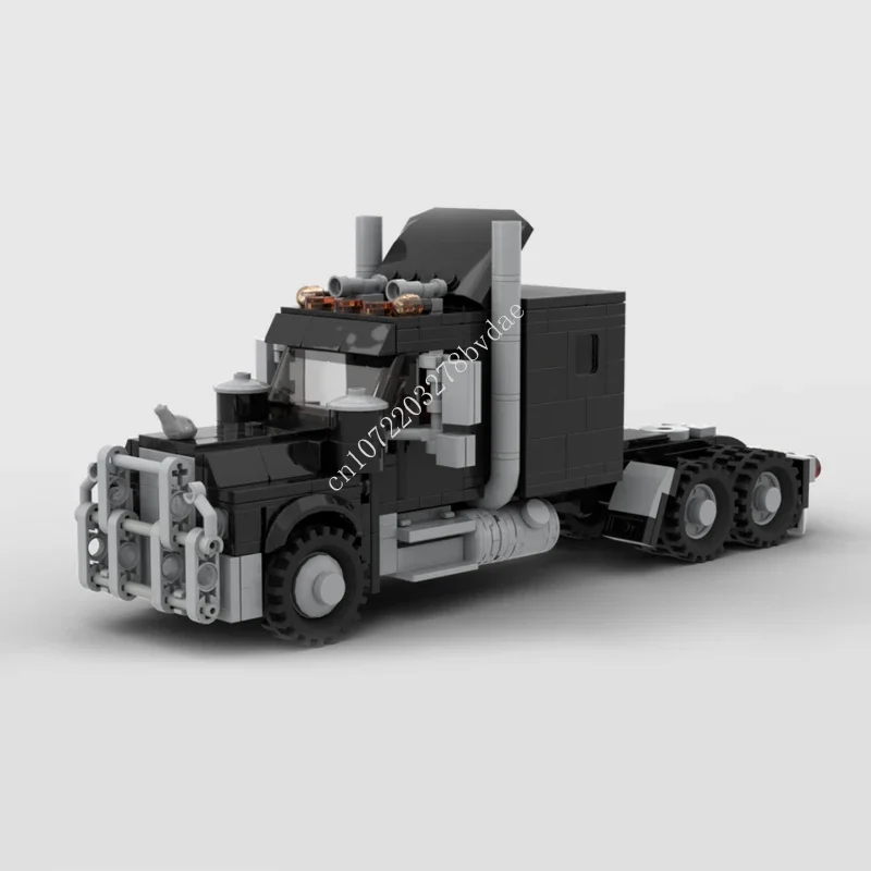 

491PCS MOC City Transportation Vehicle Tractive Semi Truck Model Building Blocks Bricks DIY Creative Assembly Kids Toys Gifts