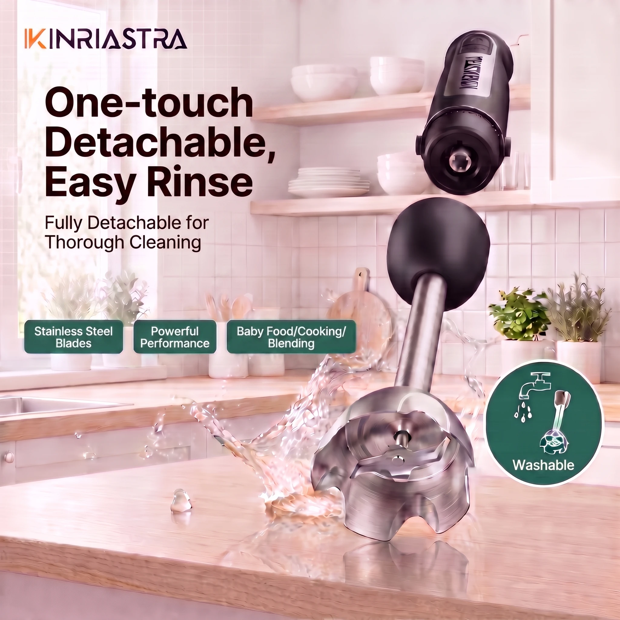 Frullatore a Immersione KINRIA - Baby Food Zubereiter recensione e prezzo