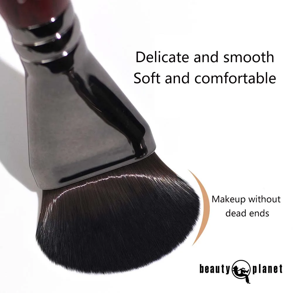 Beauty Planet Luxury Natural Animal Horse Hair Powder Foundation Brushes Professional Makeup Make Up Cosmetic High Quality Tools