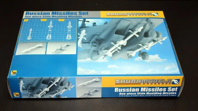 Kinetic SKUNKMODEL SW48029 1/48 Russian Missiles Set One-plece Slide Moulding