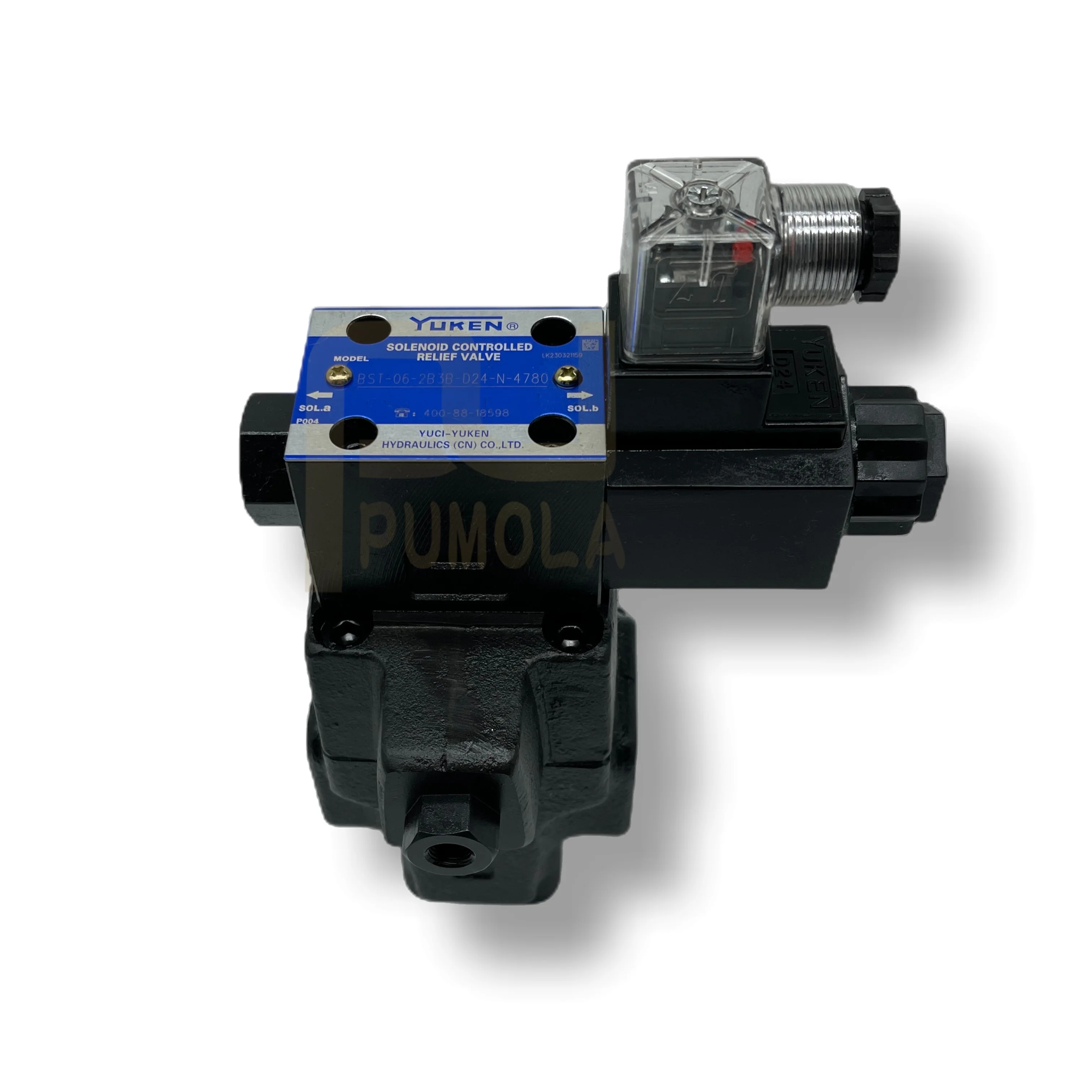 

YUKEN BSG BST Series Hydraulic Valves BST-03 BSG-06 BSG-10 BST-06-2B3B-D24-N-4780 Relief Valve