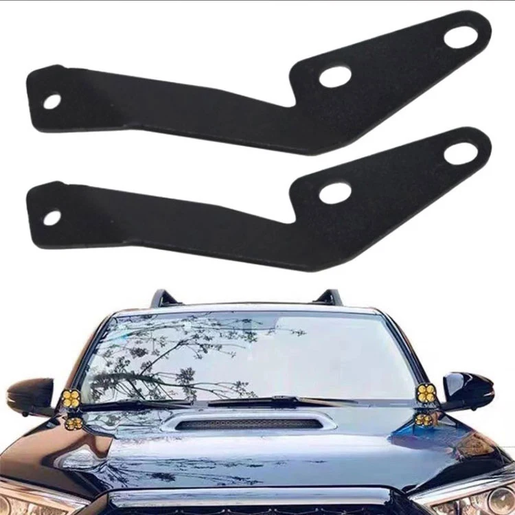 

Flying Wing 4x4 Accessories Off-Road Lower Windshield Work LED Brackets Steel Dual A-Pillar Light Mount For 4Runner