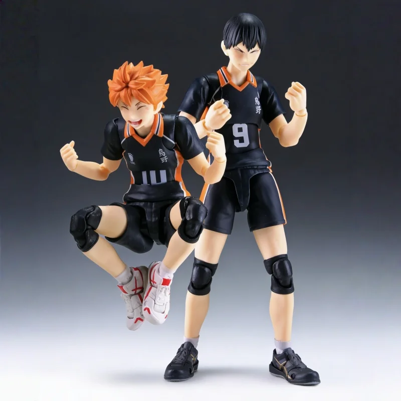

Authentic Bandai SHF Haikyuu Kageyama Tobio Hinata Shoyo Movable Articulated Action Figure Anime Collectible Model Toy Gift