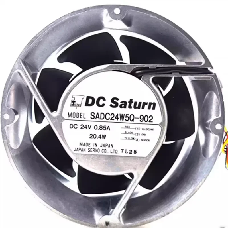 For Original SERVO servo inverter fan printing speed regulation 24V round cooling fan SADC24W5Q-902