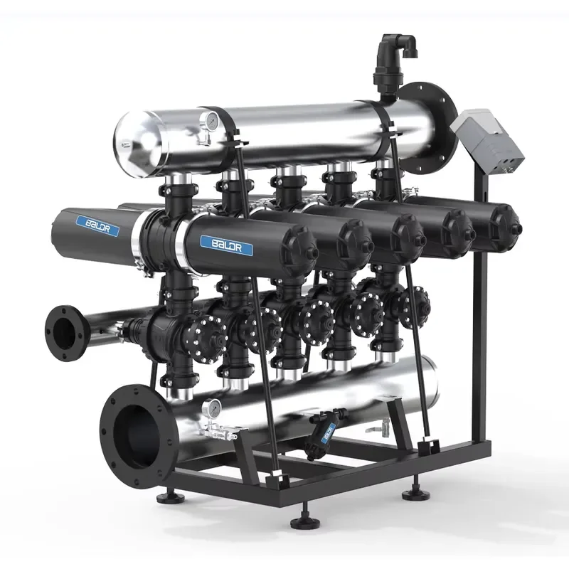 3 Inch H Type Auto Disc Filtration System Stainless Steel Pipe Agricultural Water Irrigation System