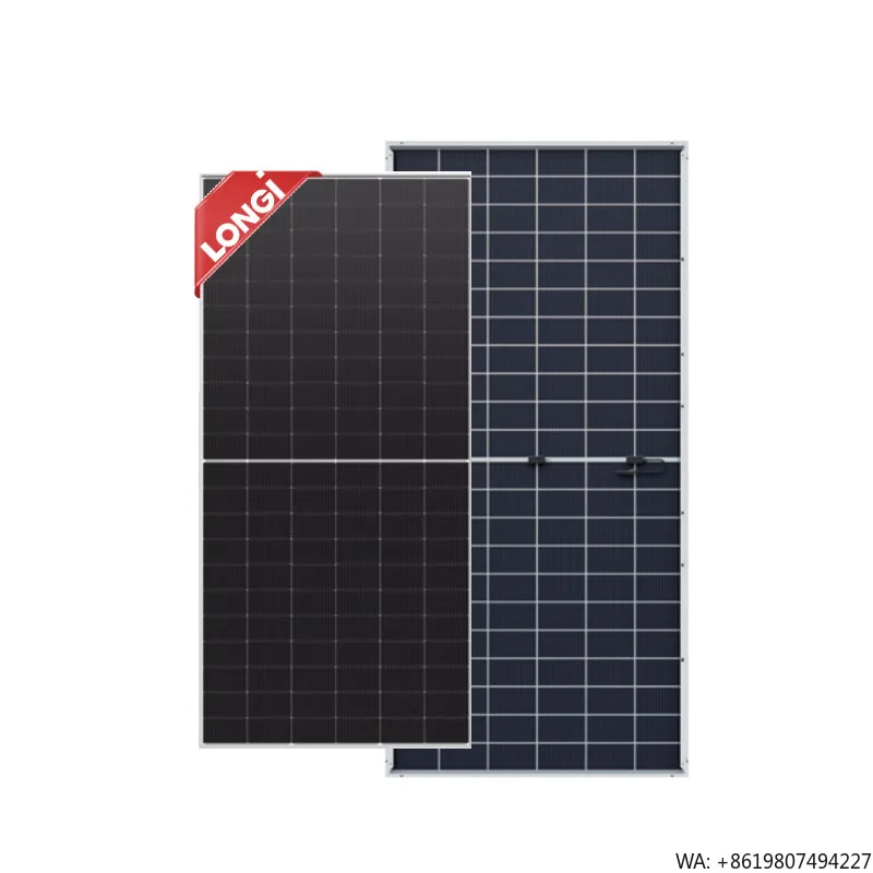Longi Good Price Solar Panel Hi-MO 7 LR8-66HGD 595~625M Half-Cell Bifacial Hot Sell Solar Panel 615w 620w Longi Solar Panels