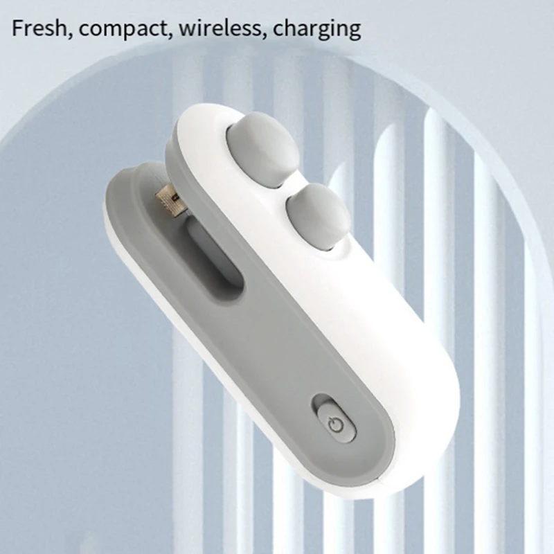 Mini sellador de bolsas al vacío, herramienta de sellado térmico portátil, recargable por USB, para alimentos, 2 piezas
