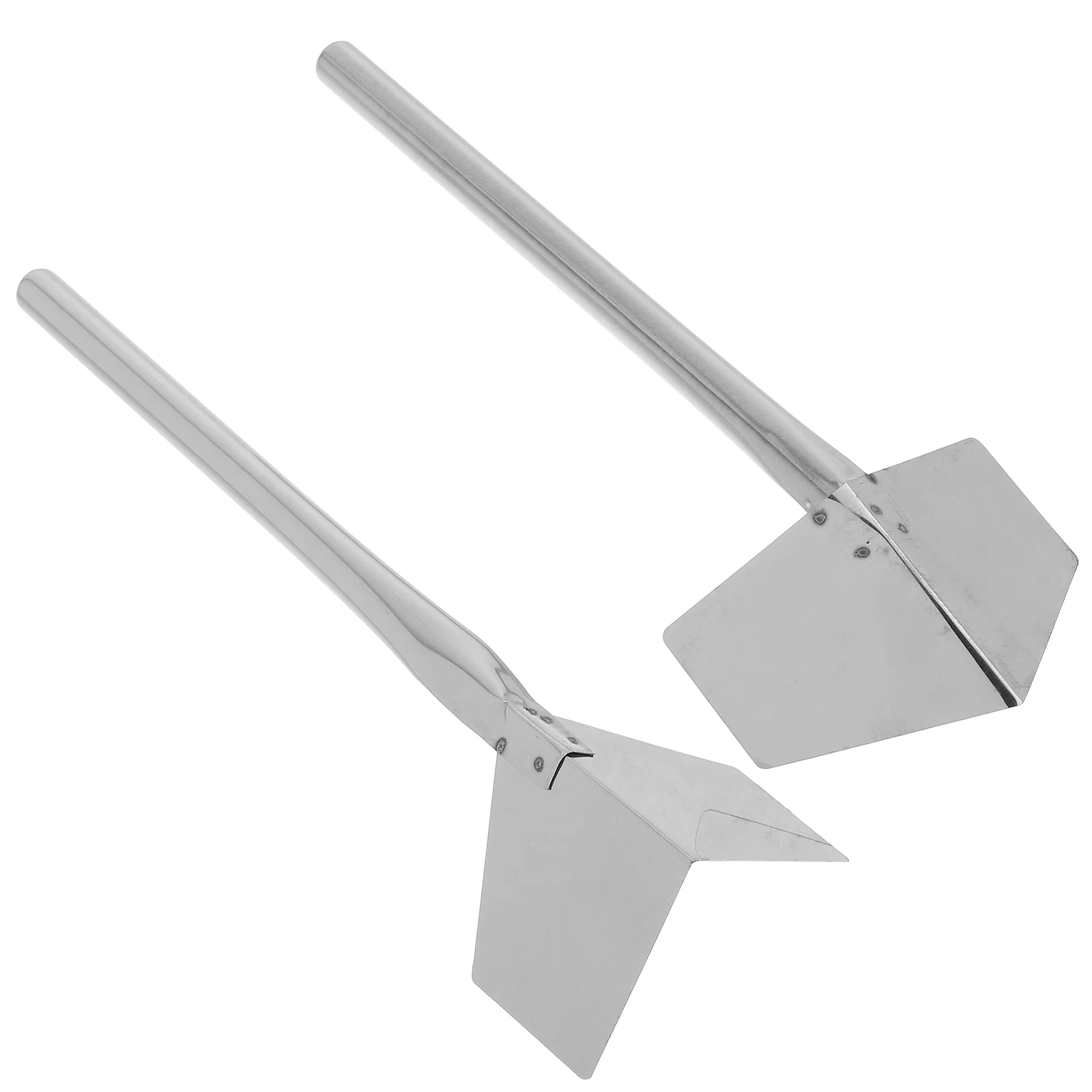 

2 Pcs Yin and Yang Angle Puller Drywall Corner Tool Trowel Edge Finishing Tools Plaster Stainless Steel Plastering Hand