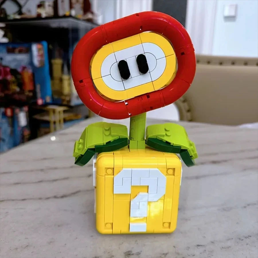 De nieuwe MOC Chomper plant model 71426 vlam bloem montage bouwsteen decoratie baksteen kindermeisje speelgoed vakantiecadeau