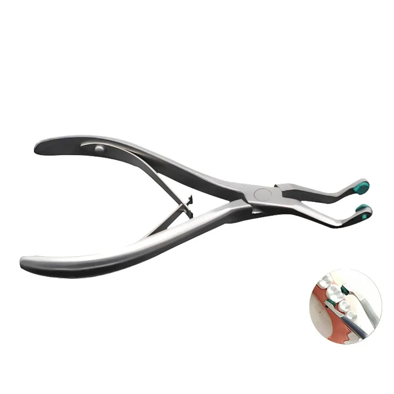 1PC Green Rubber Green Pointed Laboratory Removal Pliers Pre Made Crown Removal Pliers Tools s