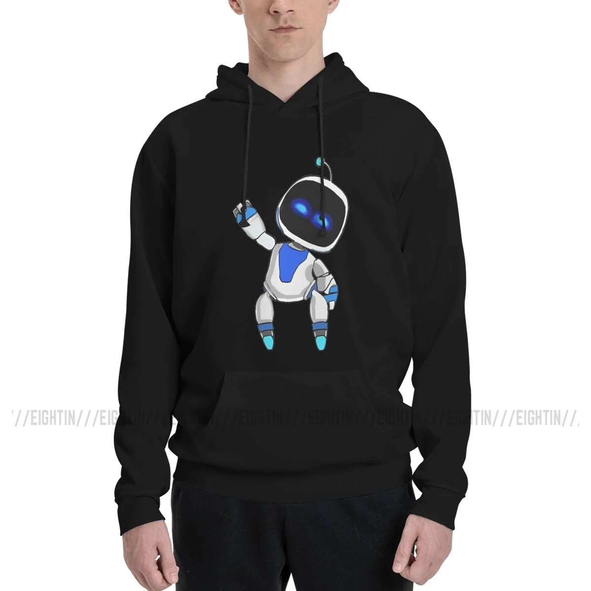 Astrobots Playroom Game Hoodies Men's High Quality Sweatshirts Winter Oversized Pullover