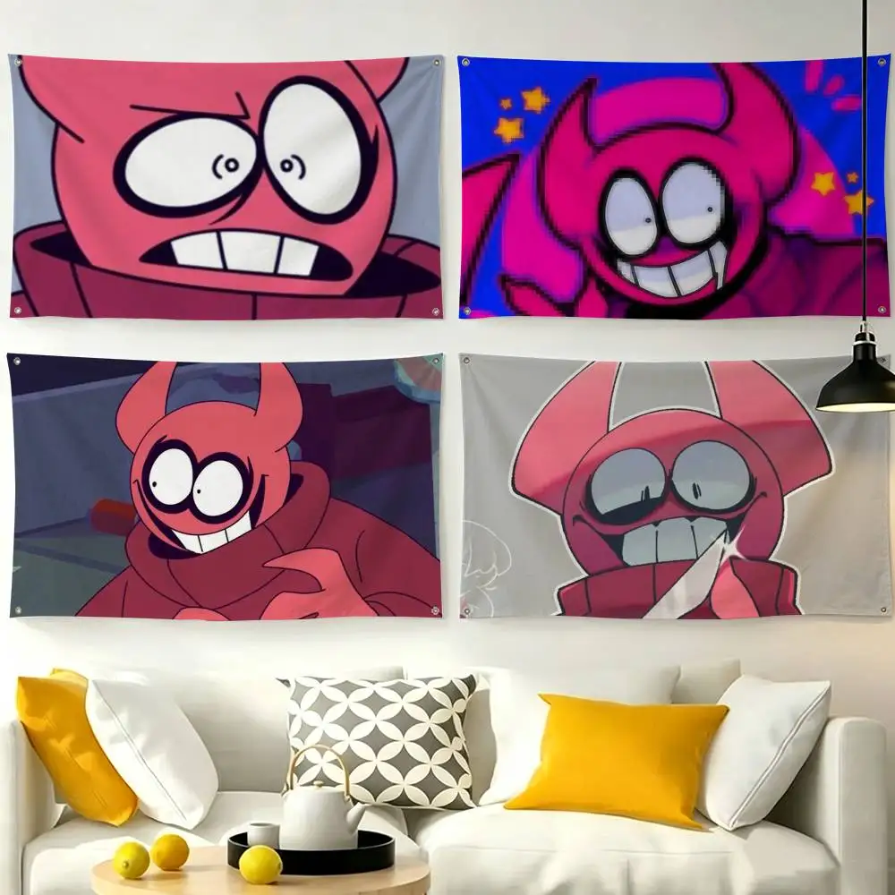 Spooky Month Bob-b Flags for Bedrooms Home Decor Items Outdoor Decors Garage Decoration Flaga