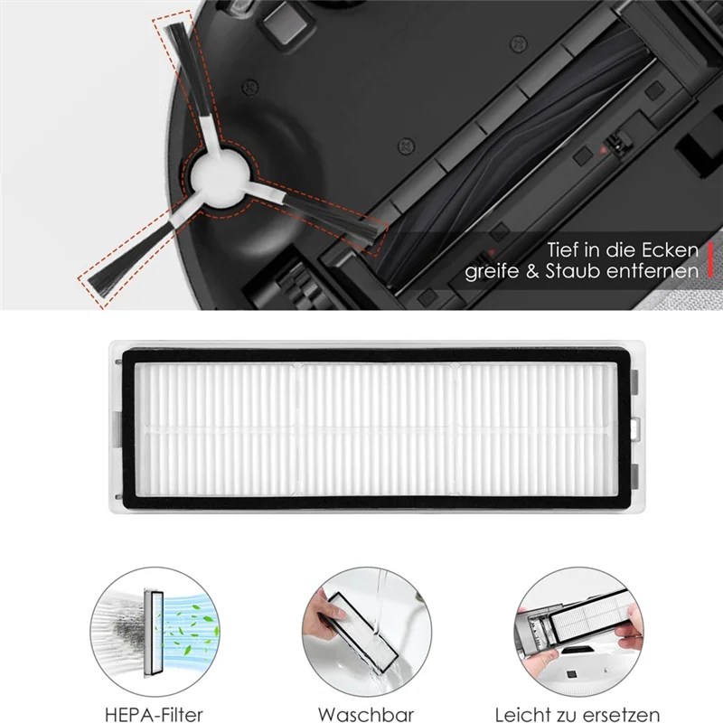 ABBK-Per Dreame D10 Plus Gen 2 Set di accessori per parti di ricambio per aspirapolvere robot