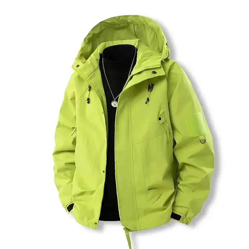 

Мужская водонепроницаемая походная куртка, зеленая женская ветрозащитная ветровка для кемпинга, езды на велосипеде, бега, треккинга, рыбалки, куртки на открытом воздухе