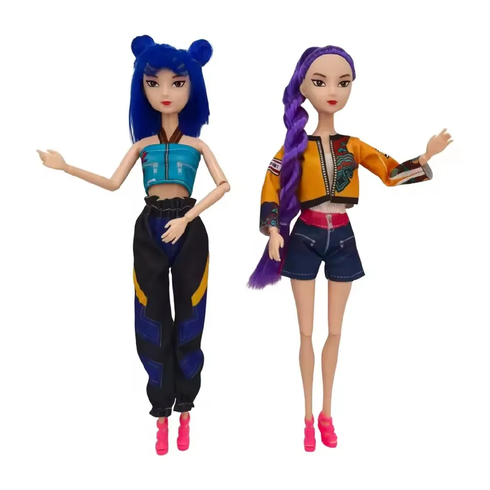 K-Pop شيطان الصيادين 30 سنتيمتر الفينيل عمل الشكل رومي ميرا زوي شخصيات الفينيل قناع دمية تمثال هدية الكريسماس مروحة نادي الهدايا #3