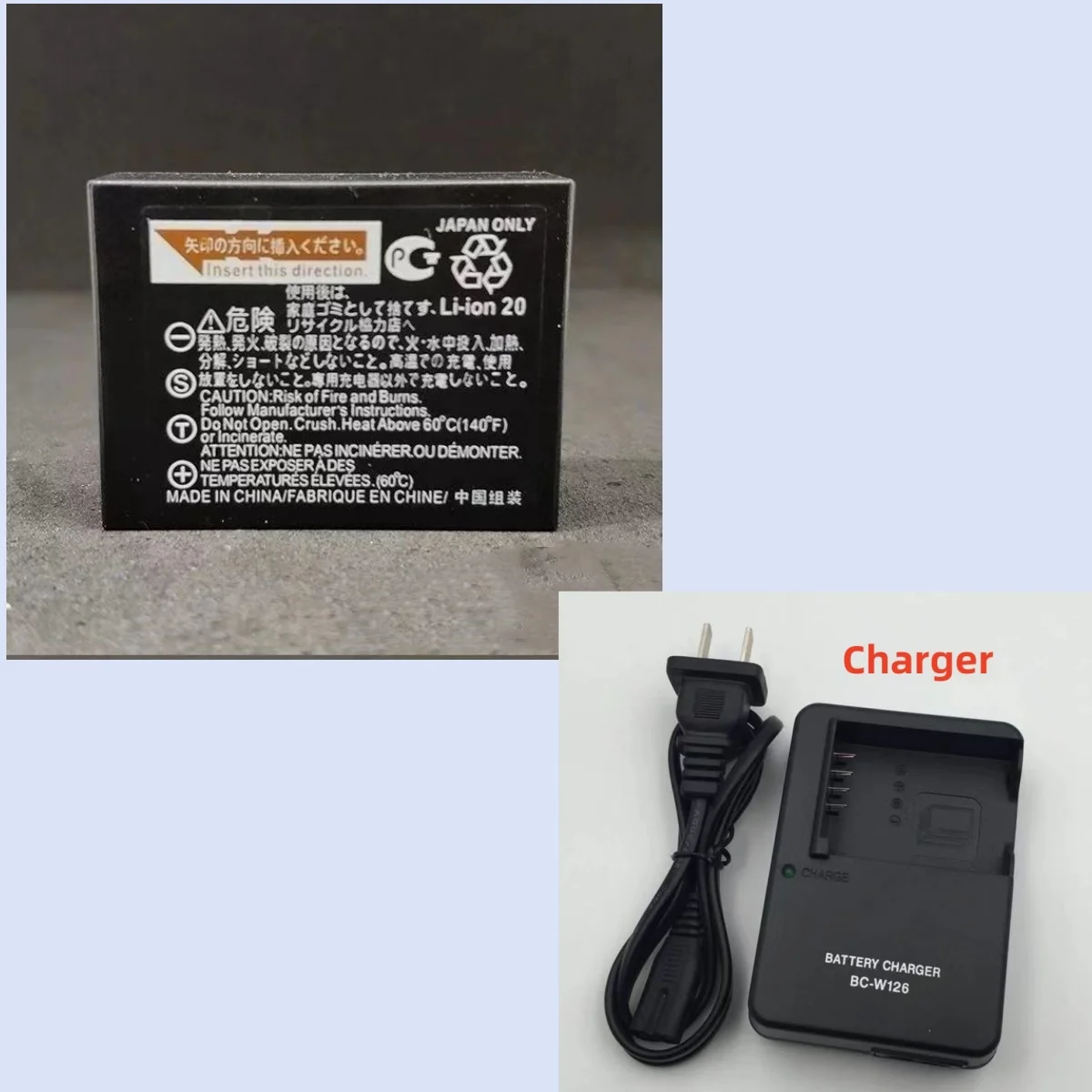 Original NP-W126S W126S W126 Camera Battery For Fujifilm Fuji X-H1 PRO3 PRO2 T3 T2 T30 T20 T200 E3 E2 A5 X-A3 BC-W126 Charger