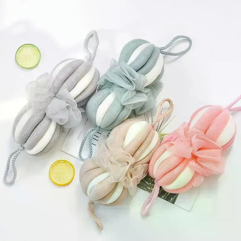 Soft Shower Sponge Bath Ball Dead Skin Remove Bath Sponge Gives Glowing Skin Friendly Bath Ball For Home Bathroom Supplies