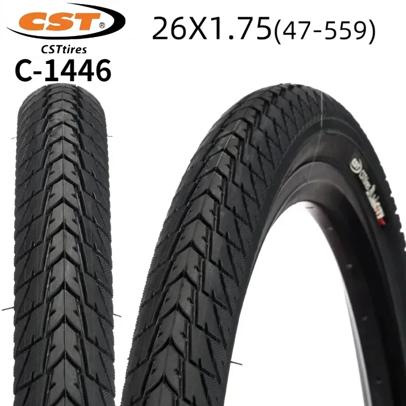 C1446 26X1.75 47-559 CST CITY BICYCLE TIRE OF TRAVEL BIKE TYRE 27TPI