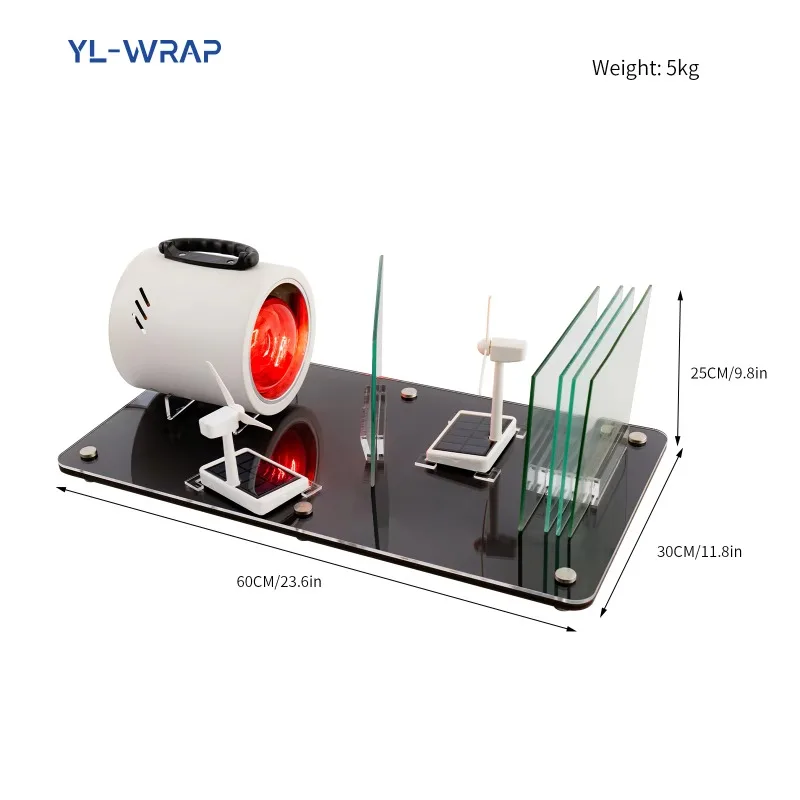 Good Quality Customized LOGO Thermal Insulation Car Tint Film Tester Window Film Testing Machine Car Film Display Yl-warp view 5