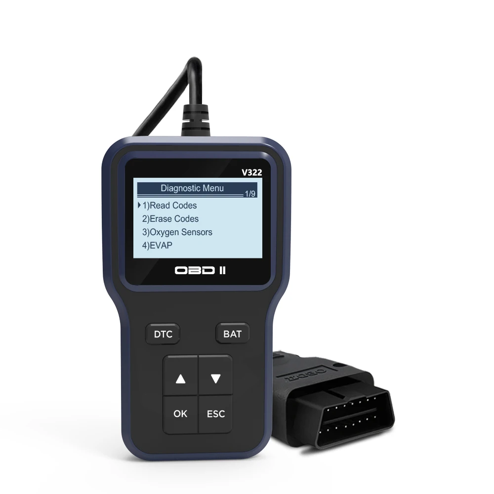 

STLF ZJW Advanced Best V322 Car Diagnostic Tool Check Engine System Light Reader Automotive Code Scanner 2 Diagnostics Adapte