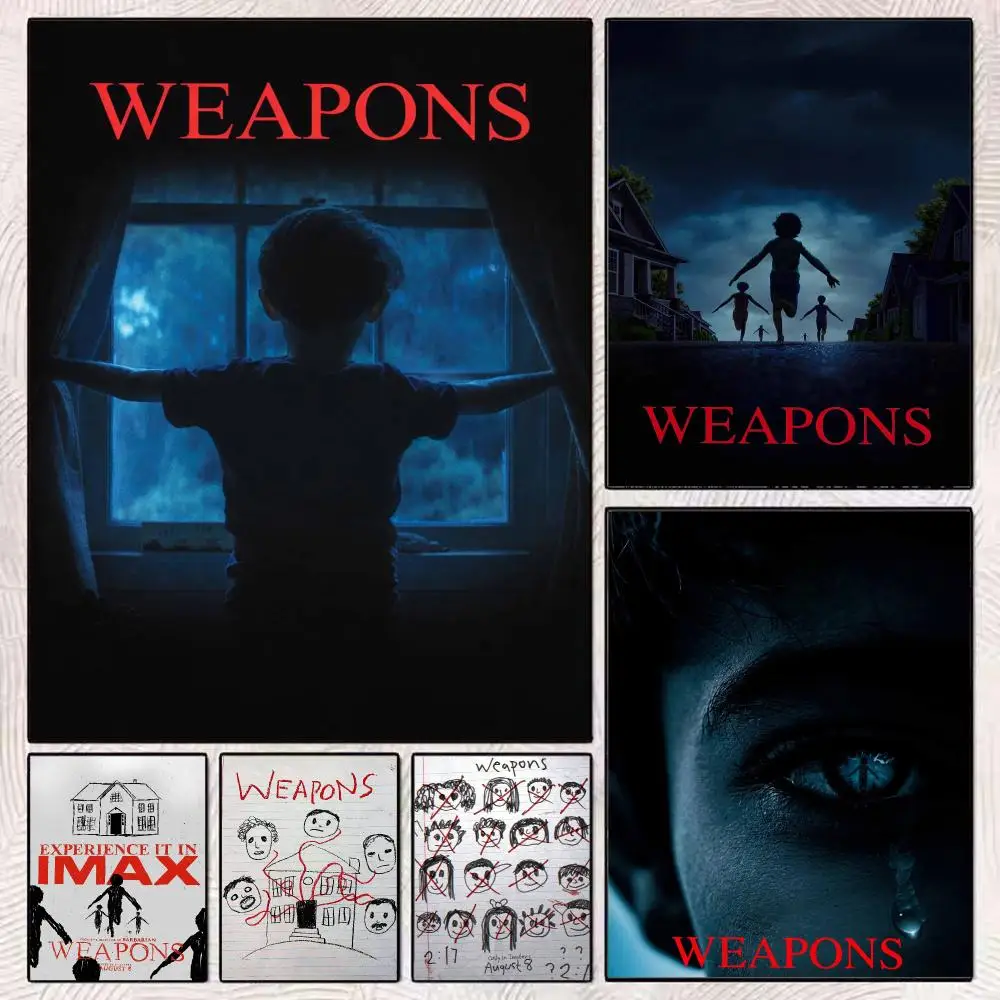 Psychological Horror W-Weapons Poster Modern Minimalist Wall Art Prints Poster Home Decor Interior Bedroom Living Room