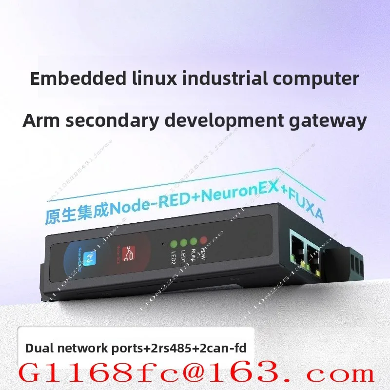 Secondary Development of Industrial 4g Embedded Industrial Personal Computer Edge Computing Rk3506j Gateway EC100