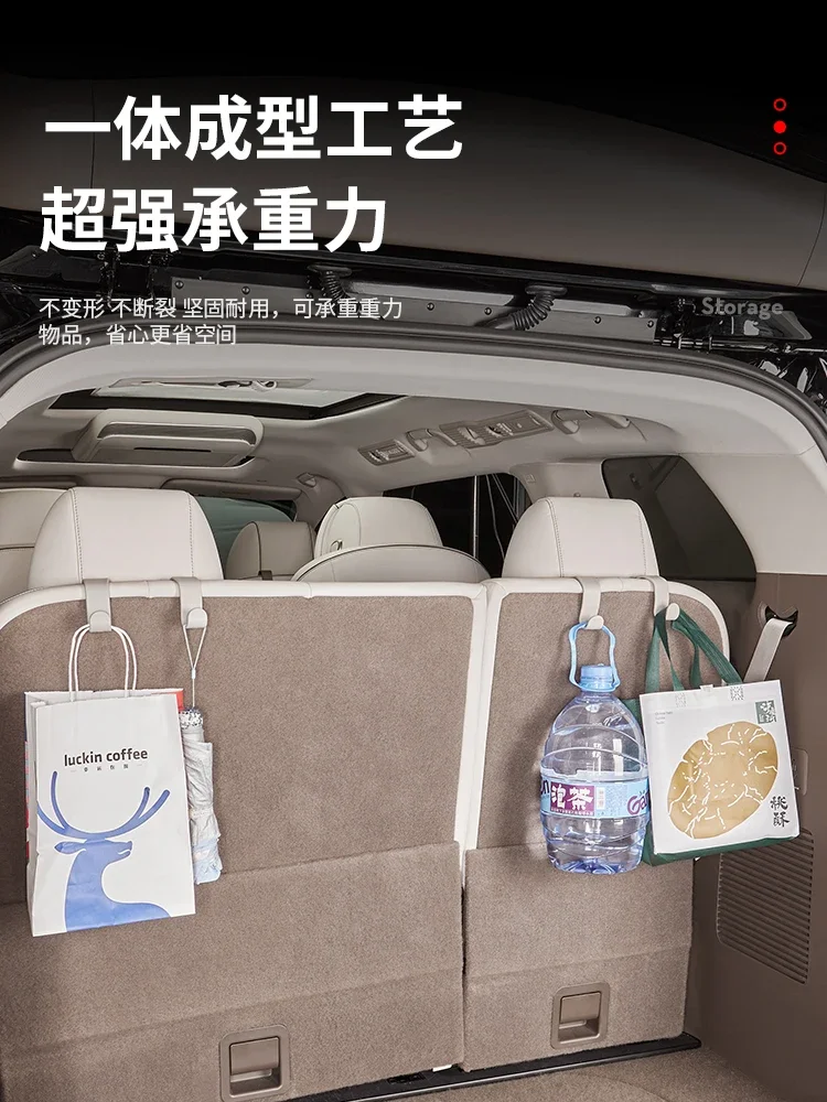 

For DENZA D9 2022-2025 Multi-function Seat Back Storage Hook Trunk Storage Hook Interior Modification Accesorios Para Auto