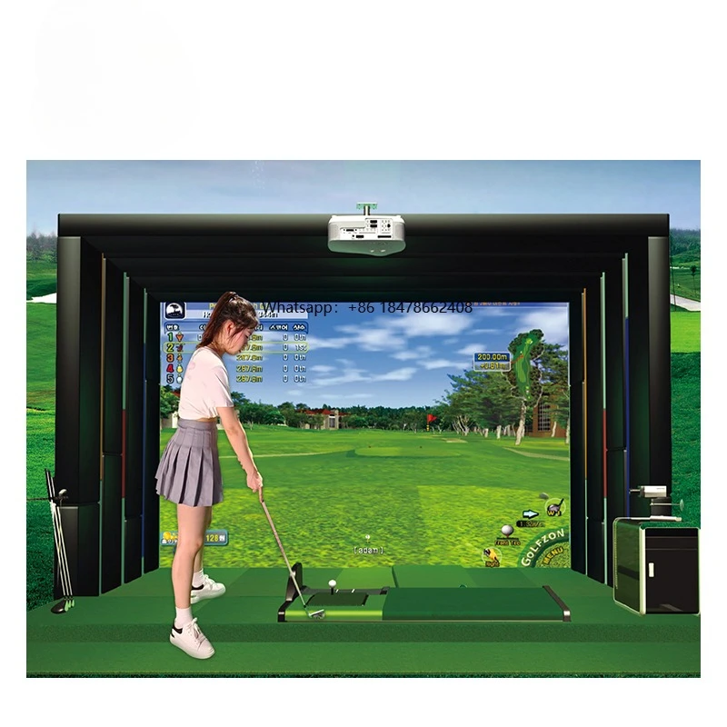 

Factory Price Indoor Golf Simulator Sports Zone Golf Trainer for Amusement Park for Training and Fun