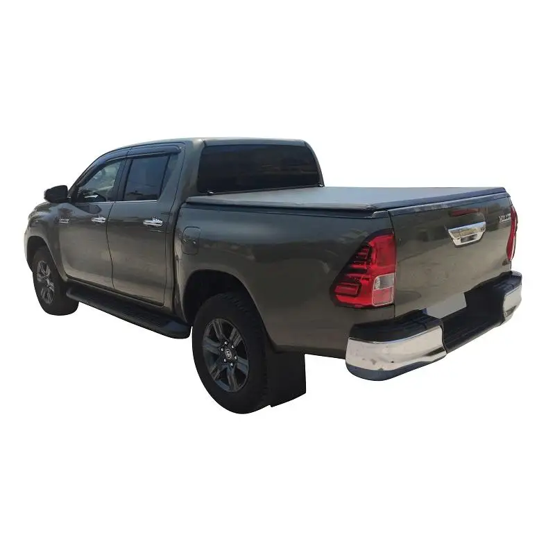 Factory Customize High Quality Soft Tri Fold Pickup Tonneau Bed Cover For Toyota Hilux Revo/Rocco/Advanture