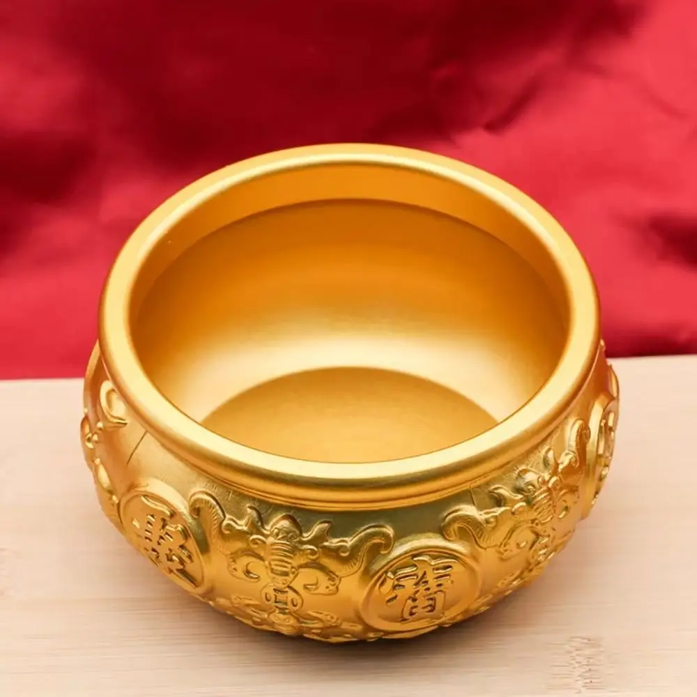 1Pcs Fortunate Brass Cornucopia Attract Wealth Magical Power Treasure Bowls Good Luck 4/6/8cm Desktop Small Ornament Home Decor