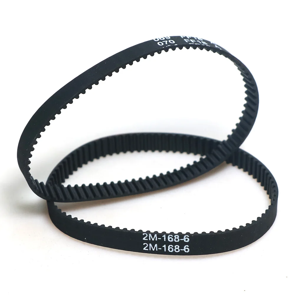 Rubber Circular Arc tooth synchronous belt 2M GT2 160/162/164/166/168 Closed loop belt width  3/6/9/10/15mm