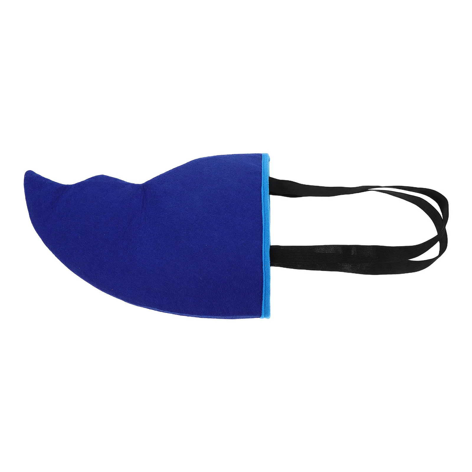 دعامة زعانف القرش الزرقاء مع أشرطة للأطفال والكبار، أزياء الهالوين على الشاطئ، نزهة الأدوار، نشاط العائلة، موضوع القرش