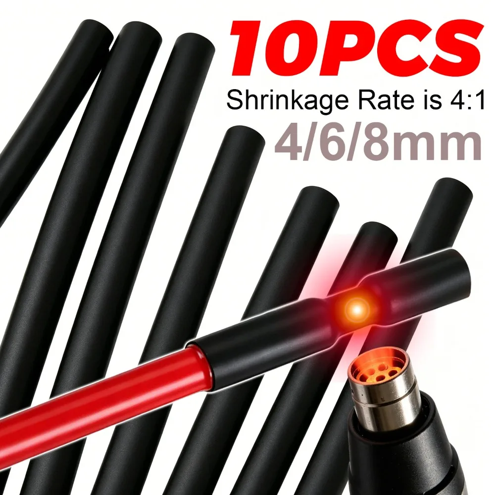 

Dual Wall Heat Shrink Adhesive Sleeve 4:1 Ratio Waterproof Marine Car Wire Cable Wrap Insulation Flame Retardant Polyolefin Seal