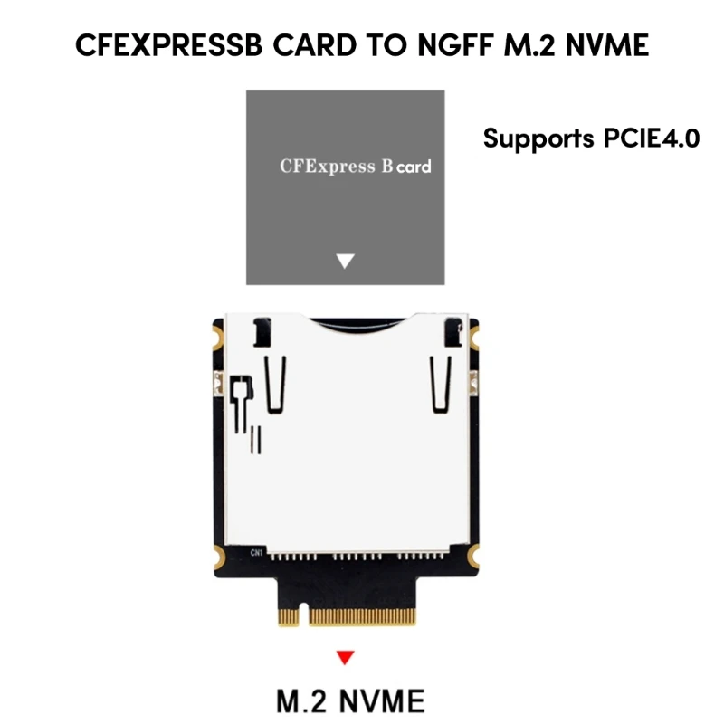 CFExpress sang M.2 NVMe Bộ Chuyển Đổi Truyền Dữ Liệu Hỗ Trợ Thẻ Mở Rộng PCIE3.0 Tốc Độ Cao Trang Sức Giọt